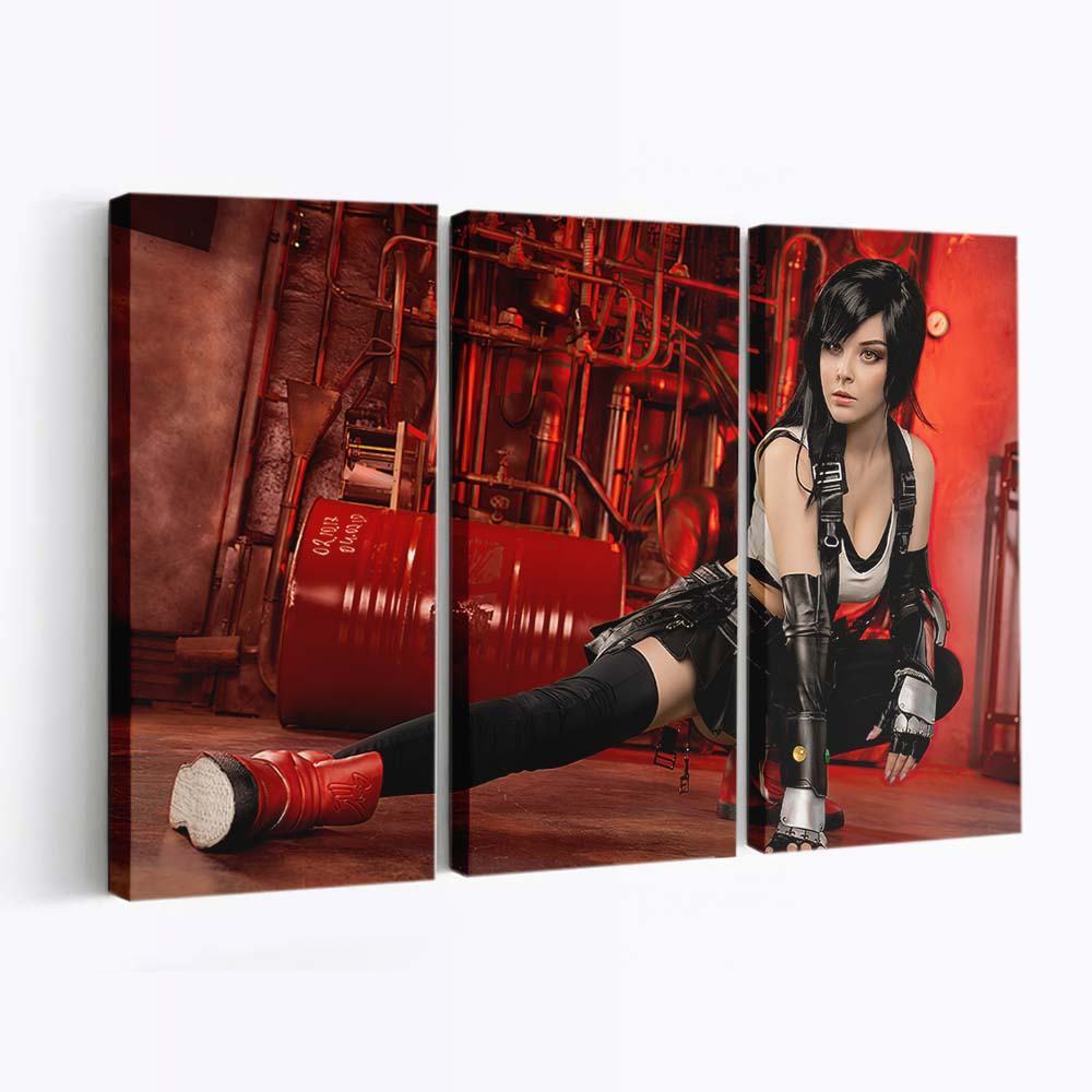 tifa lockhart cosplay 4k pu